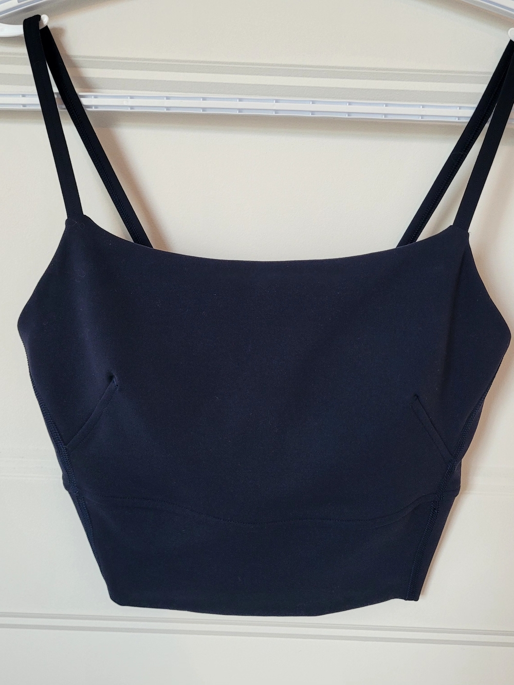 🔥 LIKE NEW lululemon Wunder Train Strappy Bra True Navy Size 2